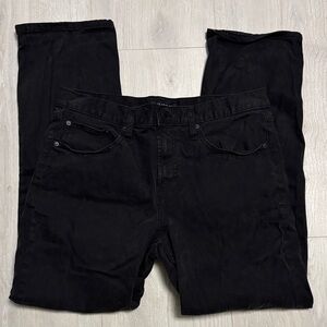 🔥BUNDLESALE Men's 32/30 Free Assembly Modern Straight Black Chinos Pants